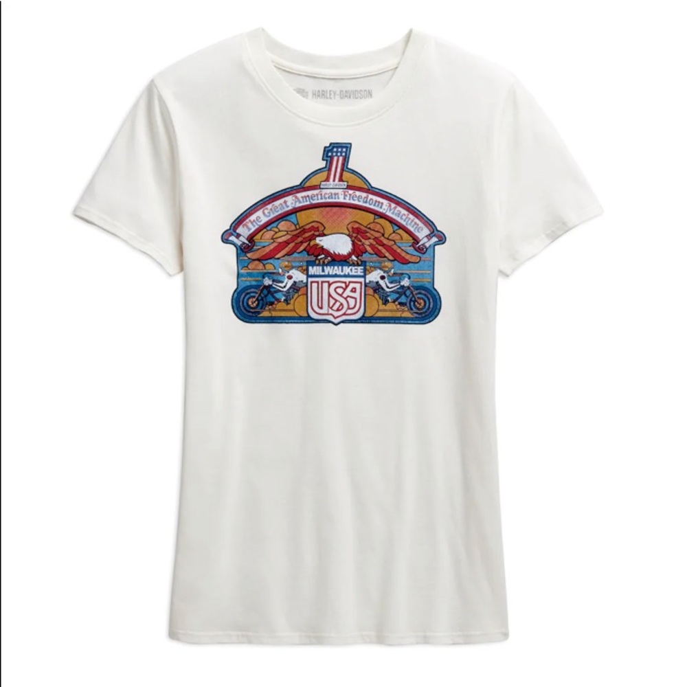 Harley Davidson Women's Freedom Machine Tee Size XL